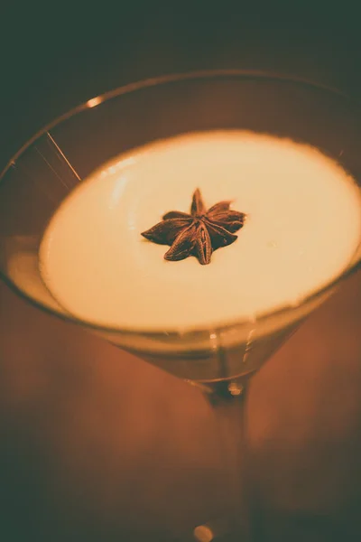 Zblízka Záběr Espresso Martini Koktejl — Stock fotografie