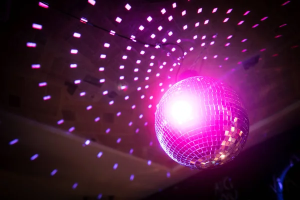 Imagen Color Una Bola Discoteca Brillante Club Nocturno —  Fotos de Stock