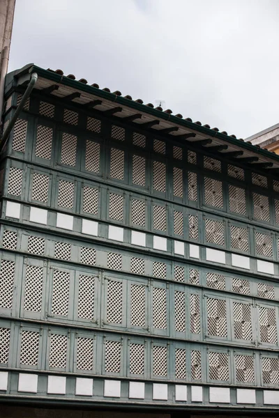 Vista Uma Casa Tradicional Nas Ruas Braga Portugal — Fotografia de Stock