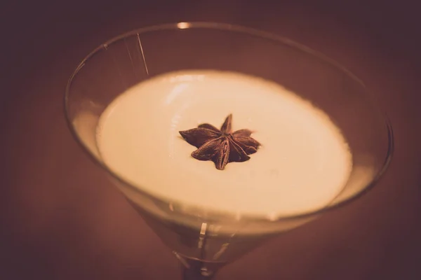 Närbild Espresso Martini Cocktail — Stockfoto