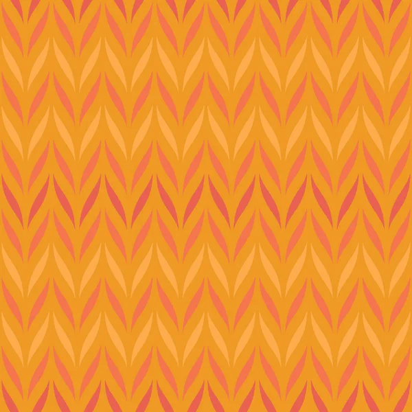 Sorunsuz vektör chevron desen kumaş, tekstil veya duvar kağıdı tasarımı için beyaz arka plan üzerinde siyah beyaz turuncu renklerde soyut çiçek öğeleri. 