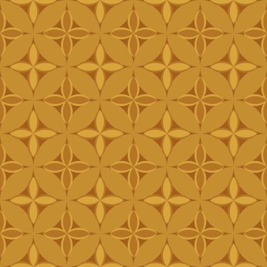 Arapça süsler dayalı soyut çiçek öğeleri ile kesintisiz geometrik desen. Kumaş, tekstil veya duvar kağıdı tasarım ahşap renklerde geometrik damalı arka plan