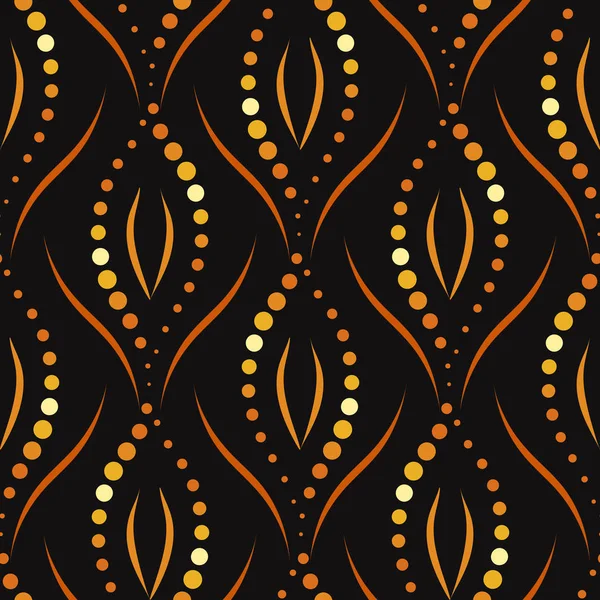 Arabic _ sml _ 062Modèle abstrait vectoriel sans couture avec motif floral — Image vectorielle