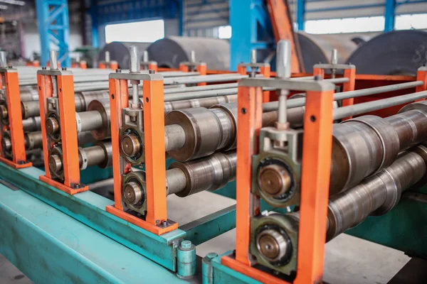 Énormes Machines Dans Usine Pour Fabrication Métaux — Photo