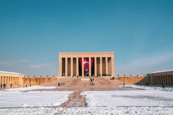 Ankara Turquie Décembre 2018 Anitkabir Ankara Turquie Anitkabir Est Mausolée — Photo