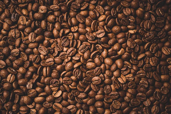 Roasted coffee beans, can be used as a background