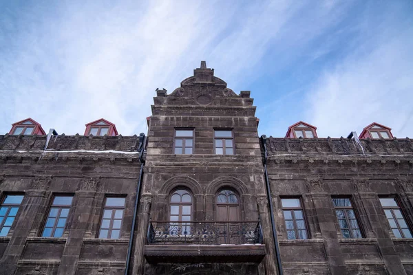 Old historical russian building in Kars,Turkey.