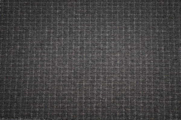 Sfondo texture tessuto nero. Tessuto scuro materiale di abbigliamento . — Foto Stock