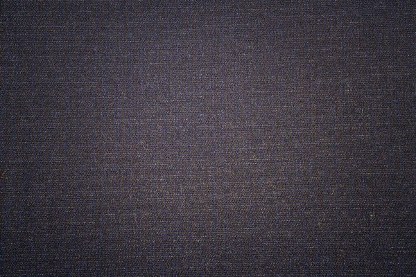 ダークブルーの生地テクスチャ背景。暗い編まれた衣服素材. — ストック写真