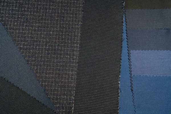 Close up tecido de amostra para design de interiores, seleção de materiais . — Fotografia de Stock