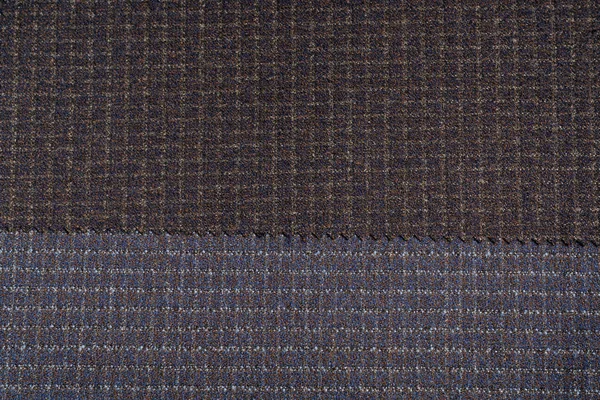 Detail vzorku tkaniny pro interiérový design, výběr materiálu. — Stock fotografie