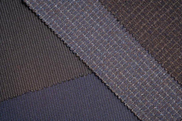 İç tasarım, malzeme seçimi için örnek kumaş kapatın.