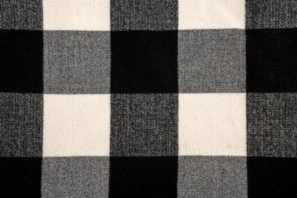 Tartan kostkované přírodní bavlněné tkaniny. Hladké dlaždice textury pro pozadí — Stock fotografie