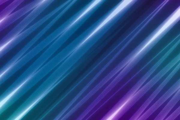 Illustration des blauen abstrakten Hintergrunds mit verschwommenen magischen Neon-Lichtlinien — Stockfoto