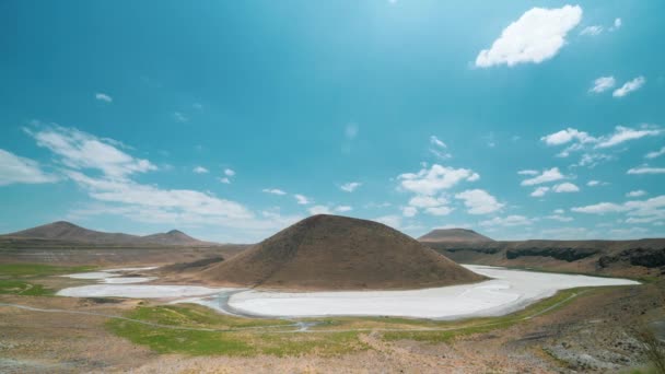 4k Timelapse do lago da cratera Meke em Konya, Turquia — Vídeo de Stock
