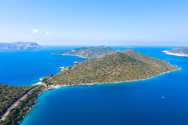 Antalya, Kaş yarımadasının mükemmel havadan görünümü