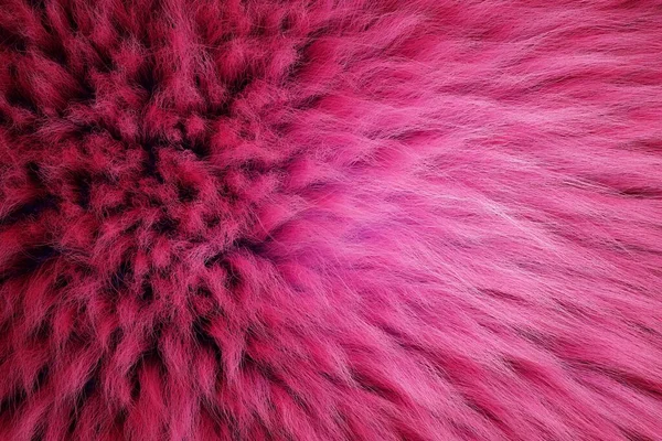 带毛料的毛绒毯三维渲染，背景质感，紧贴柔和浪漫的粉红毛绒绒地毯. — 图库照片