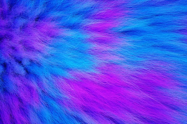 3D Verleih von zotteligem Teppich mit Wollmaterial für Hintergrundtextur, Nahaufnahme von weich attraktiven, romantischen, blau rosa und flauschig. — Stockfoto