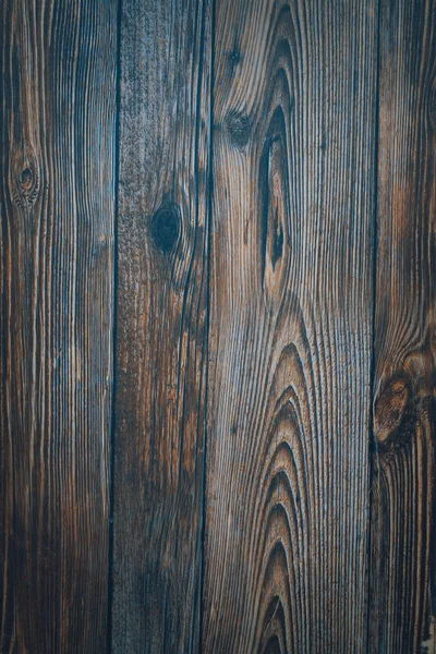 Vintage wooden dark blue horizontal boards. Front view. Background for design. — Stock Photo, Image