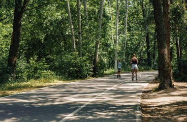 Kırsal yollar. seyahat yolları yaz gezileri kavramı.