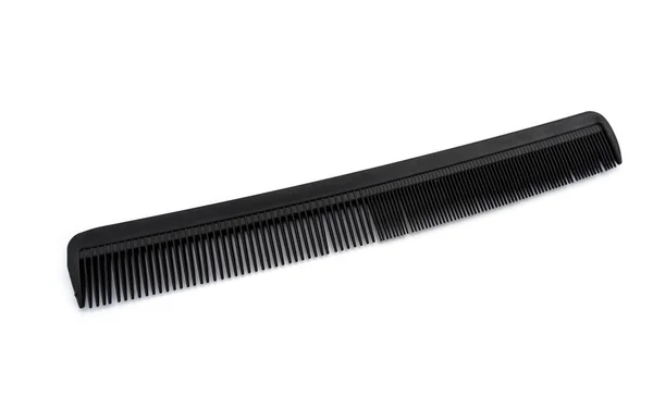 Black comb isolated on white background. the concept of beauty — Stock Photo, Image