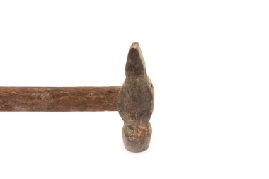 beyaz arka plan üzerinde izole eski Sovyet çekiç.