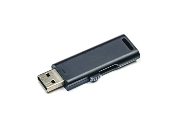 USB Flash Drive no fundo branco — Fotografia de Stock