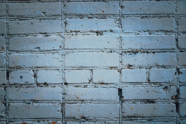 Fundo da antiga parede de tijolo sujo vintage com descascamento de gesso, textura — Fotografia de Stock