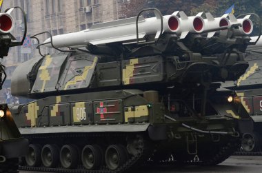 Kiev geçit üzerinde 24 Ağustos 2016 yılında Ukrayna'nın bağımsızlığını gün