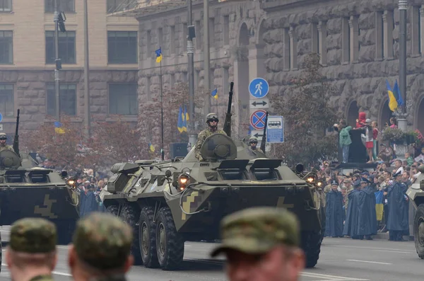 Parada Kiev Dia Independência Ucrânia Dia Agosto 2016 — Fotografia de Stock