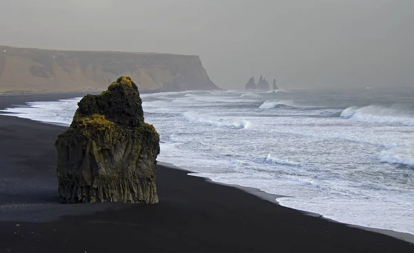 모래와 아이슬란드에서와 대서양 — 스톡 사진