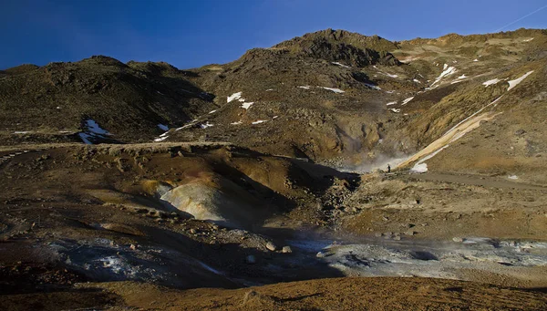 Ijsland Een Land Van Ijs Vuur Kerlingarfjoll Geothermisch Gebied Kan — Stockfoto