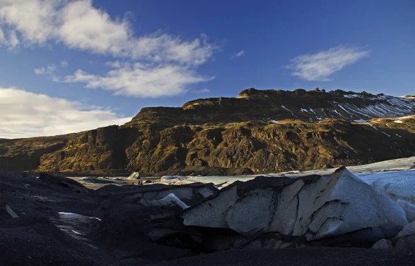 Enorma Vita Glaciären Bakgrunden Bergen Island — Stockfoto