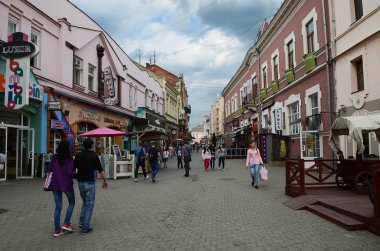 Ukrayna, Khmelnytsky bölgesi-5 Mayıs 2015-Batı Ukrayna antik tarihi mimarisi
