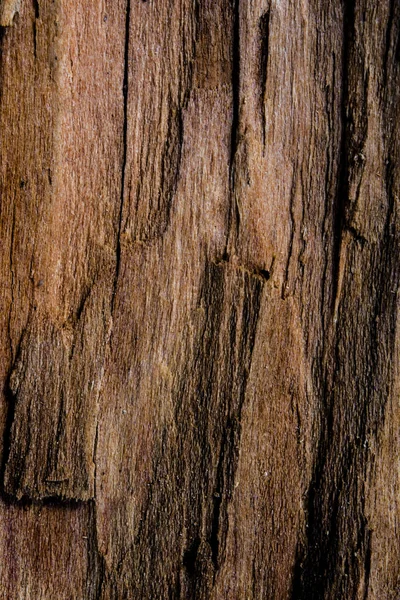 Un vieux fond de bois brun avec des fissures — Photo