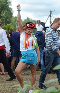 Ağustos 18, 2012 - Sorochinsky Fuarı - Poltava bölgesinde bulunan geleneksel bir yıllık fuar, Sorochintsy köyünde, Myrhorod ilçe