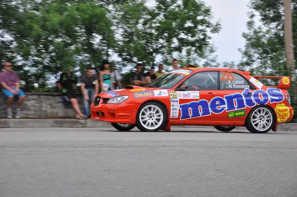 2. Juni 2011 - prime yalta Rallye 2011 der prestigeträchtigste und anspruchsvollste Automobilwettbewerb in der Ukraine. Yalta, Krim, Ukraine — Stockfoto