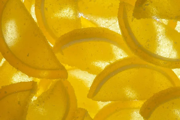Süße Zitronenmarmelade Mit Zucker Überzogen — Stockfoto