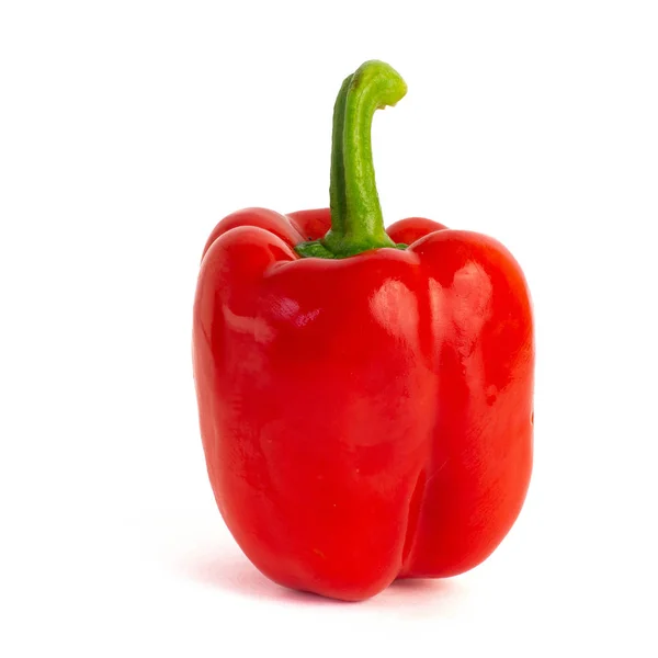 Eine Süße Paprika Isoliert Auf Weißem Hintergrund Ausschnitt — Stockfoto