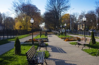 Küçük bir kare. Lipetsk karayolu. Michurinsk