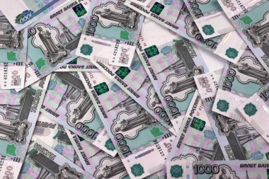 Bin rublelik banknotlarda Rus banknotları.