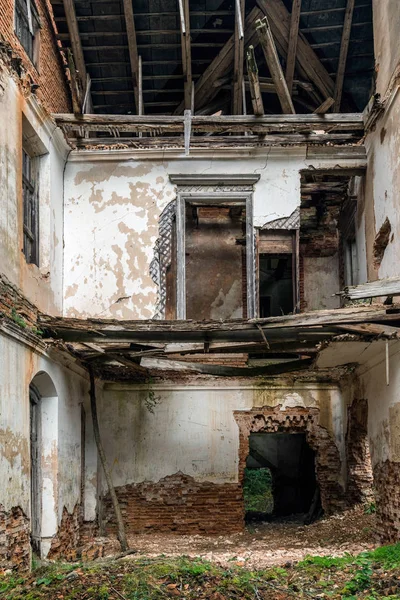 Interior Abandoned Manor Abandoned Building Interior — Stock Photo, Image