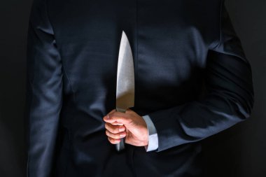 Soyguncu büyük bıçak - bir cinayet, cinayet sahne işlemeye bir katil kişiyle keskin bıçak ile