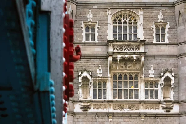 Close Detail Tower Bridge London England — Stock Photo, Image