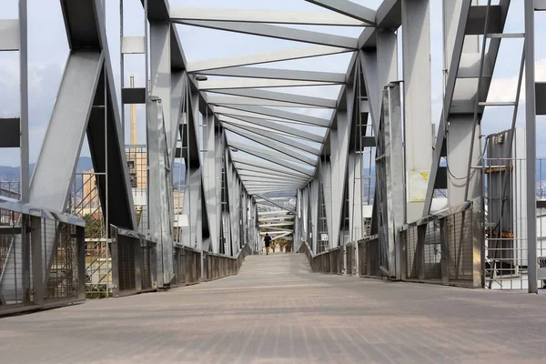 stock image Abstract bridge in Barcelona