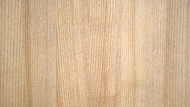 Ročník Stará Dřevěná Textura Dřevěné Povrchové Pozadí Přírodní Ručně Dělený — Stock video