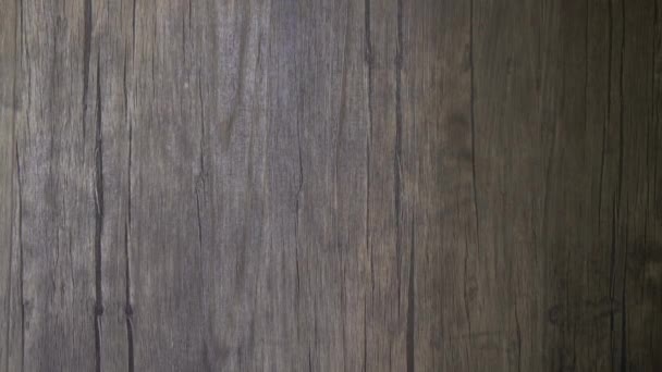 Vintage, old wood texture. Wooden surface background, natural handmade texture — Stock Footage Vintage Old Wood Texture Wooden Surface Background Natural Handmade Texture Stock Video
