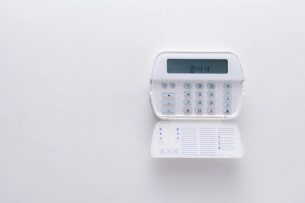 Alarm system of an apartment, house of business office. Surveillance and protection console — Stock Photo, Image