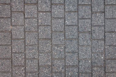 Beton kiremit doku. Şehir kaldırım arka plan. Soyut taş tuğla deseni. Sokak kaldırım dokusu.