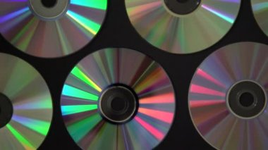 Vintage CD veya DVD disk arka plan, eski daire diskler veri depolama için kullanılan, paylaşmak film ve müzik